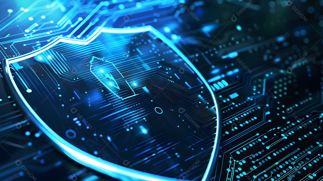 Um escudo digital de defesa contra ameaças cibernéticas