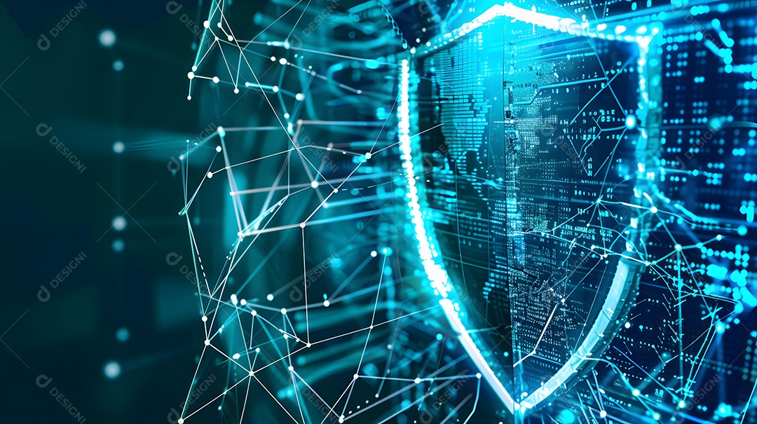 Um escudo digital de defesa contra ameaças cibernéticas