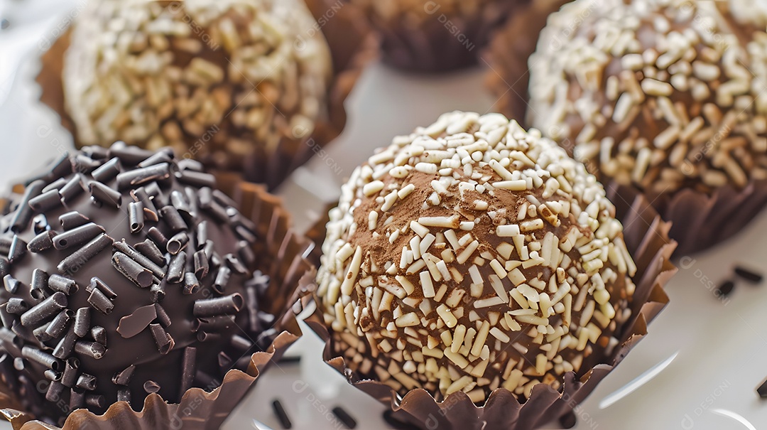 Brigadeiro uma popular trufa de chocolate brasileira