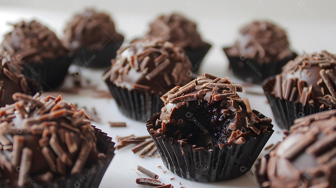 Brigadeiro uma popular trufa de chocolate brasileira