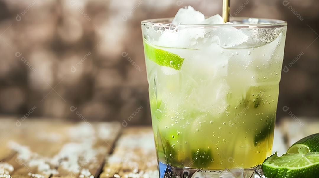 Caipirinha um clássico coquetel brasileiro feito com cachaça açúcar e limão