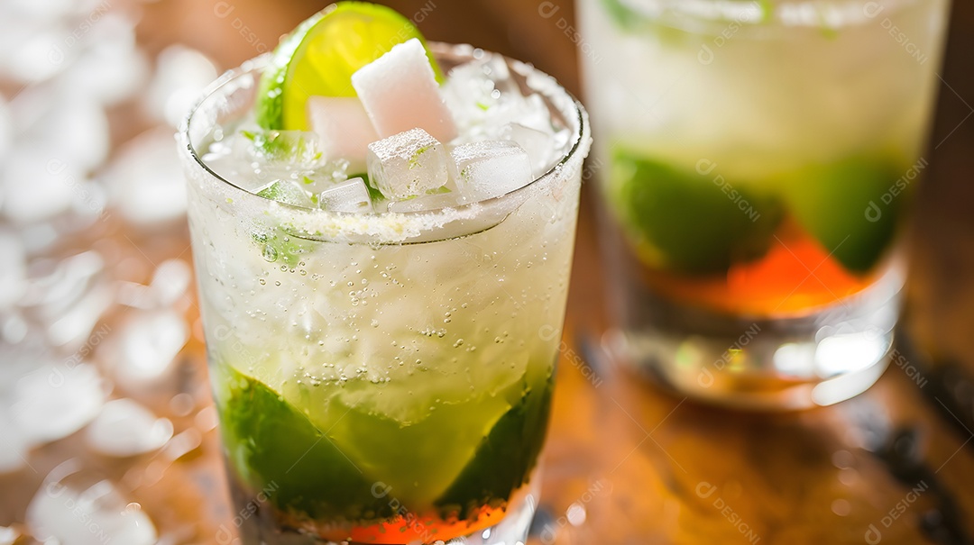 Caipirinha um clássico coquetel brasileiro feito com cachaça açúcar e limão
