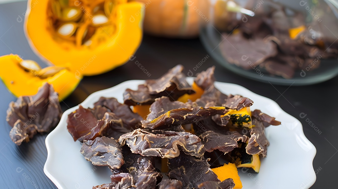 Carne seca com abobora