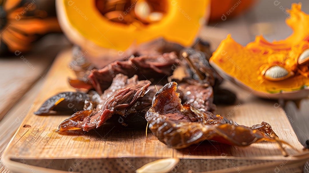 Carne seca com abobora
