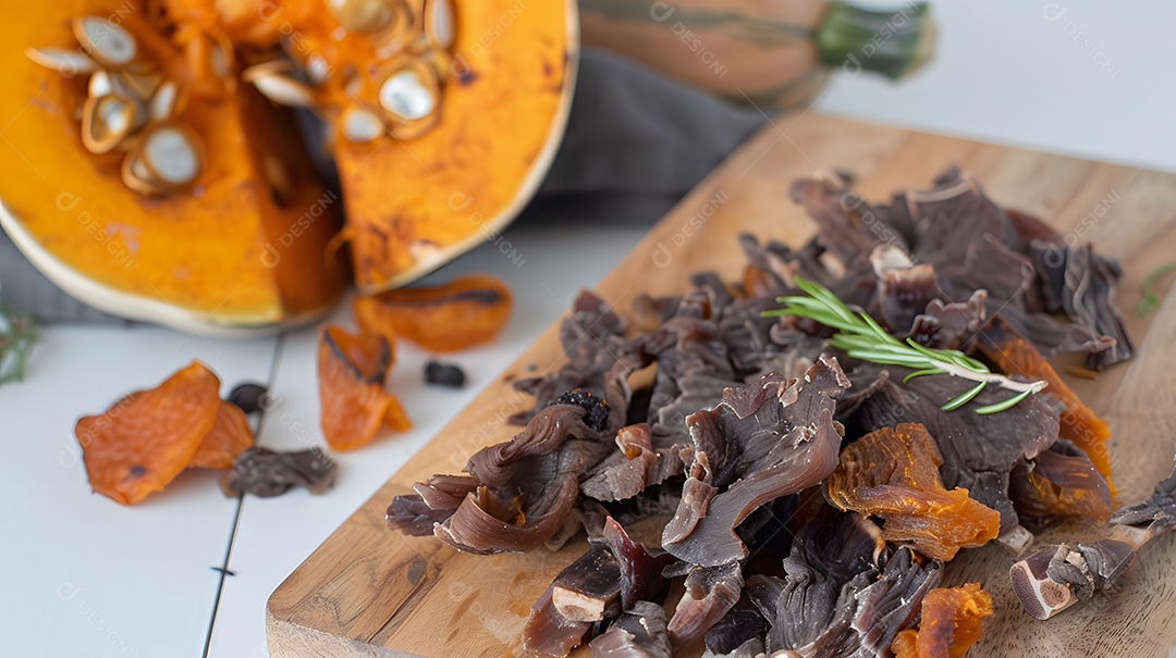 Carne seca com abobora