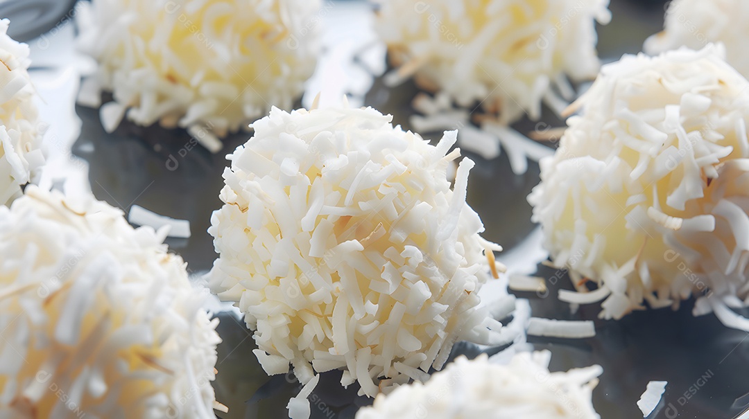 Cocada um doce de coco geralmente feito com açúcar e leite condensado