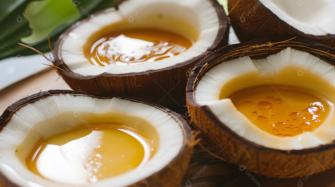 Quindim uma sobremesa doce de creme de coco