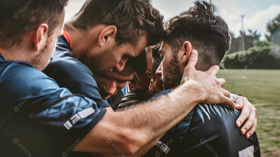 Colegas de equipe reunidos em uma sessão de estratégia