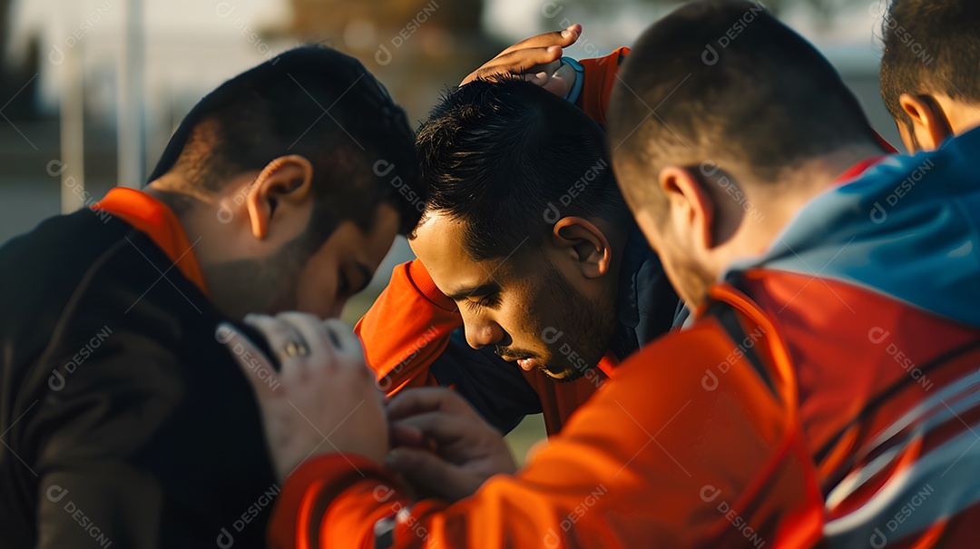 Colegas de equipe reunidos em uma sessão de estratégia