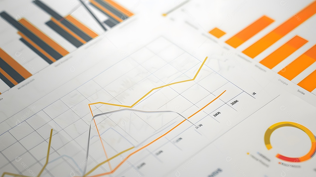 Gráfico representando estatísticas de forma criativa