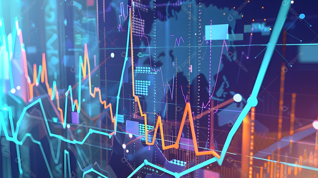 Análise de tendências na economia através da arte digital abstrata