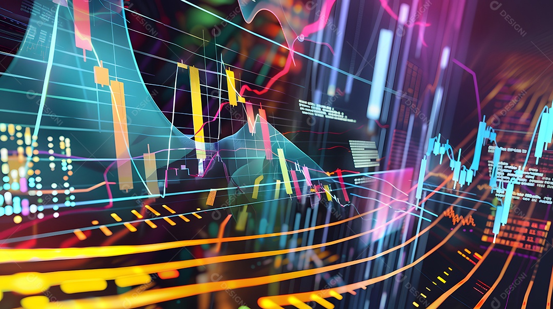 Análise de tendências apresentada de forma artística