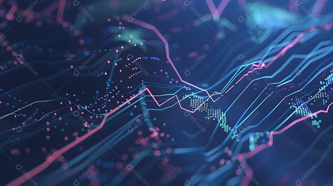 Fundo gráfico abstrato com detalhes intrincados