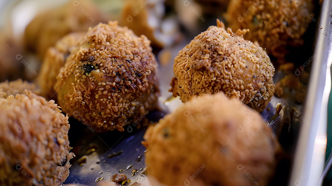 Acarajé bolinhos fritos de ervilha preta