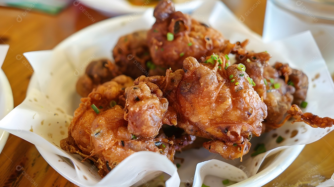 Acarajé bolinhos fritos de ervilha preta