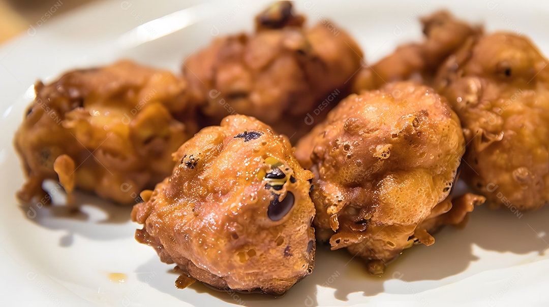 Acarajé bolinhos fritos de ervilha preta
