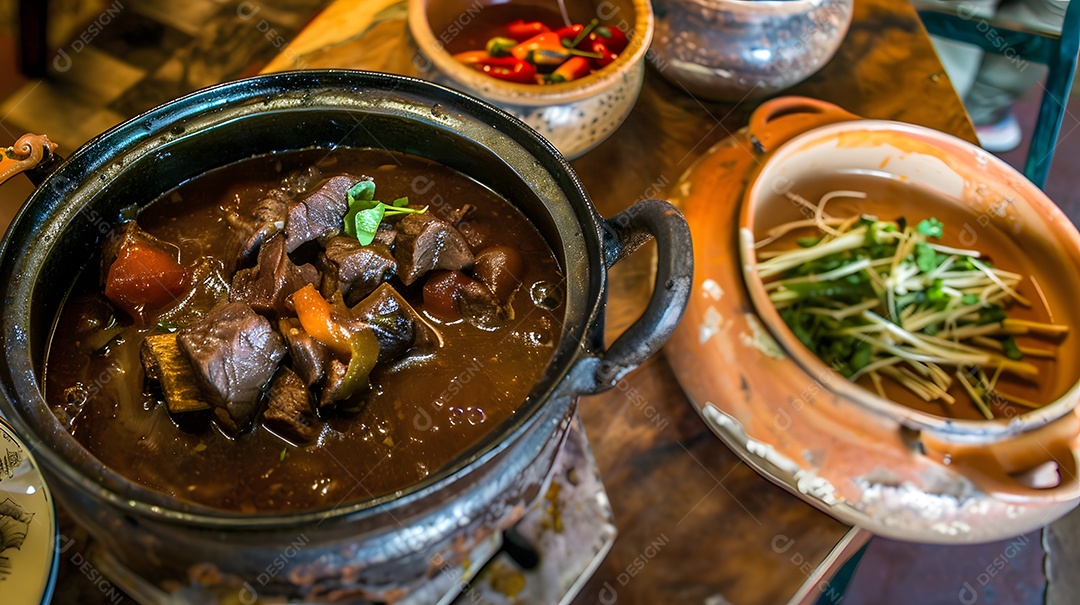 Ensopado de carne bovina de cozimento lento