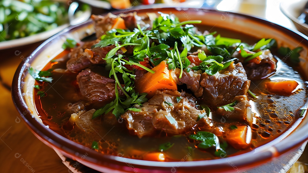 Ensopado de carne bovina de cozimento lento