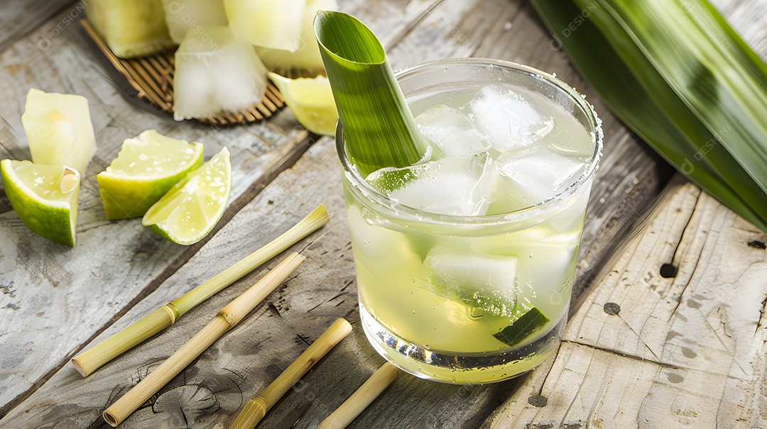 Cachaça aguardente de cana usada em caipirinhas