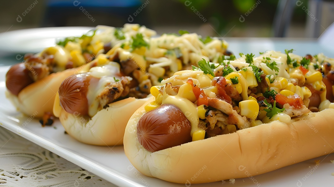 Cachorro quente brasileiro com coberturas exclusivas