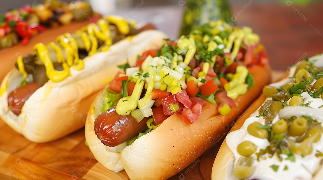 Cachorro quente brasileiro com coberturas exclusivas