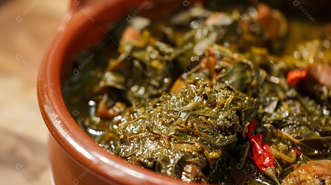Maniçoba um ensopado feito com folhas de mandioca e carne de porco