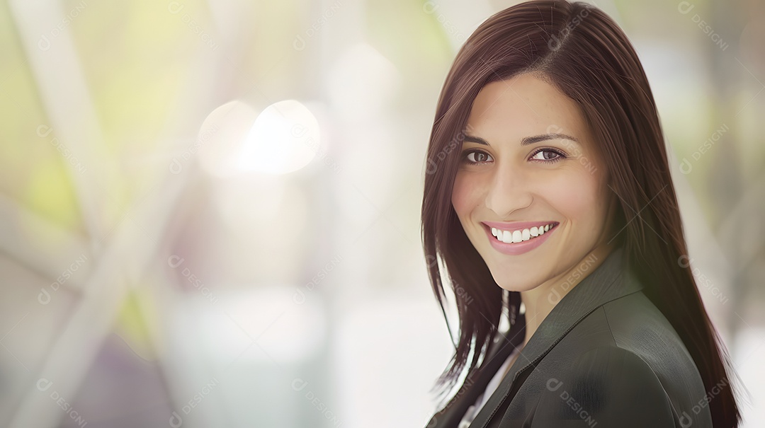 Retrato de mulher de negócios sorrindo