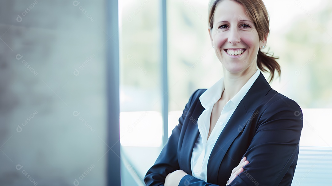 Retrato de mulher de negócios sorrindo