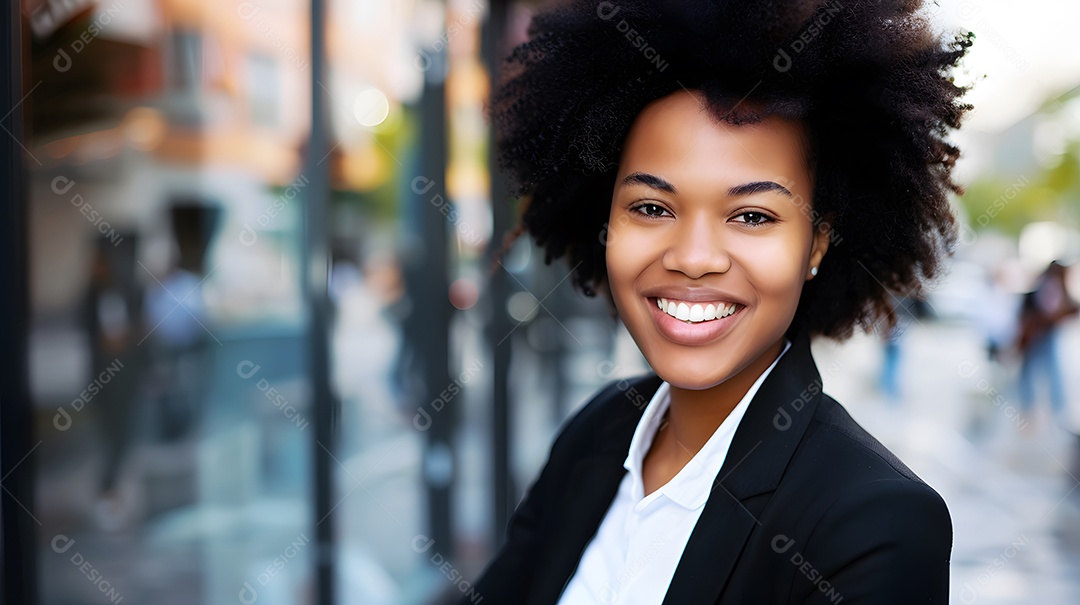 Retrato de mulher de negócios sorrindo