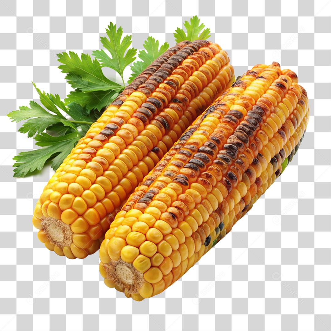 Milho Assado PNG Transparente