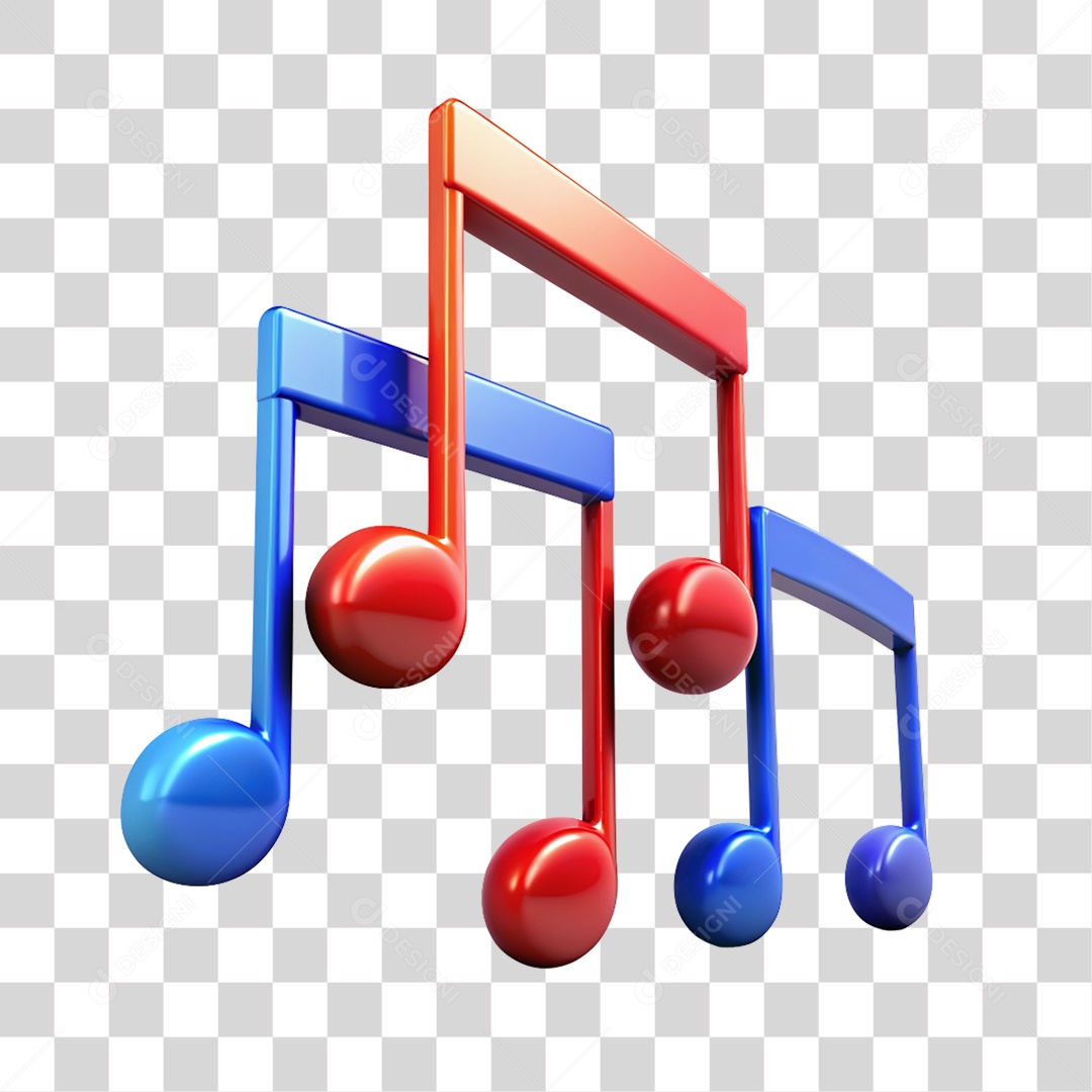 Notas Musicais PNG Transparente