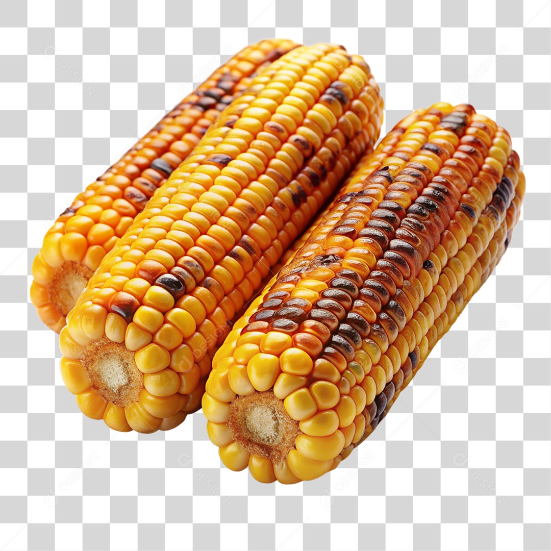 Milho Assado PNG Transparente