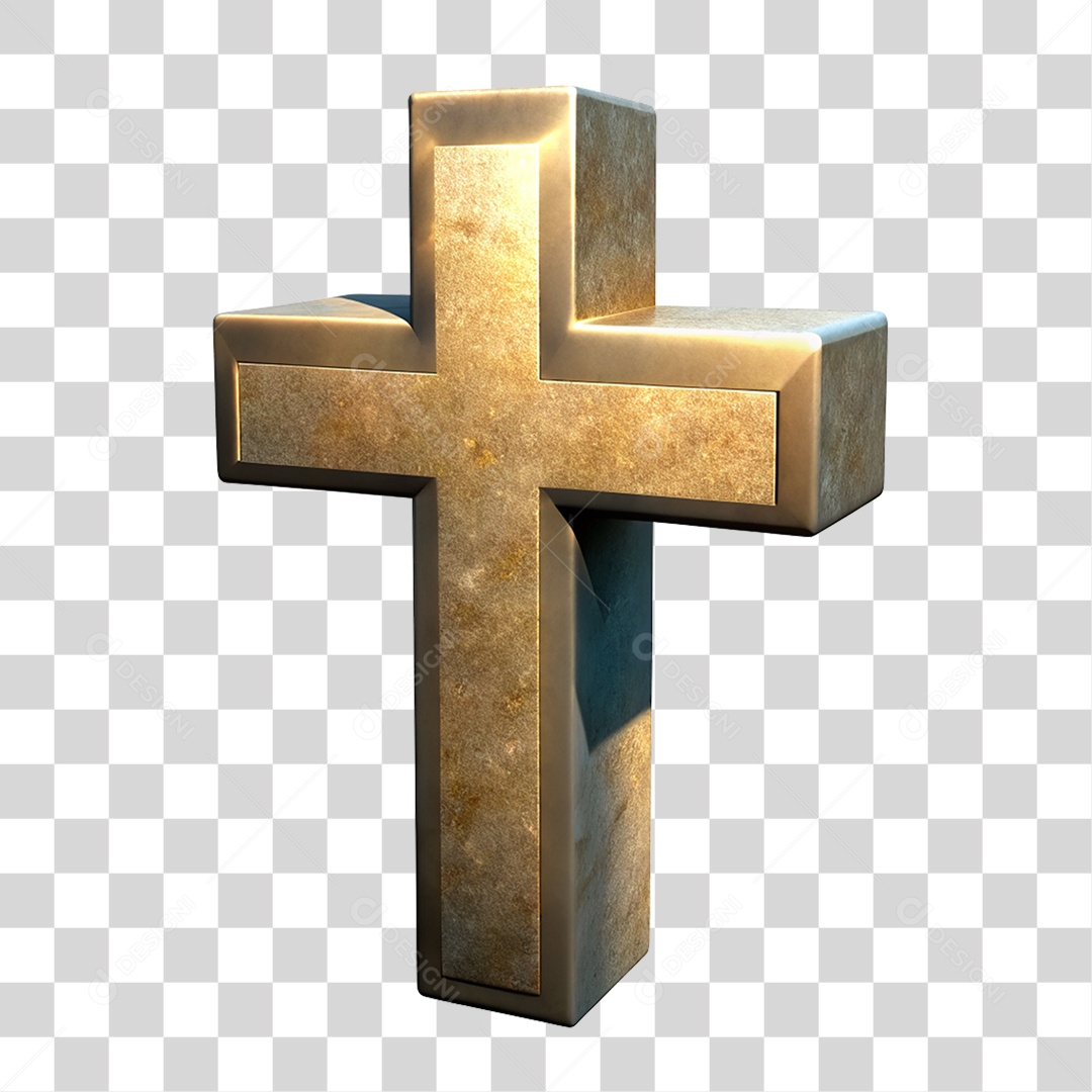 Cruz de Madeira PNG Transparente