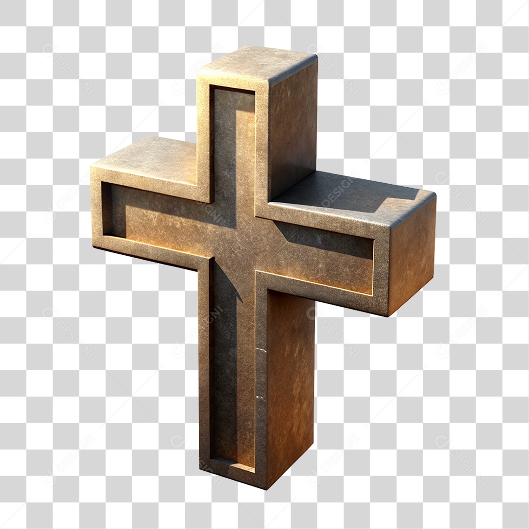 Cruz de Madeira PNG Transparente