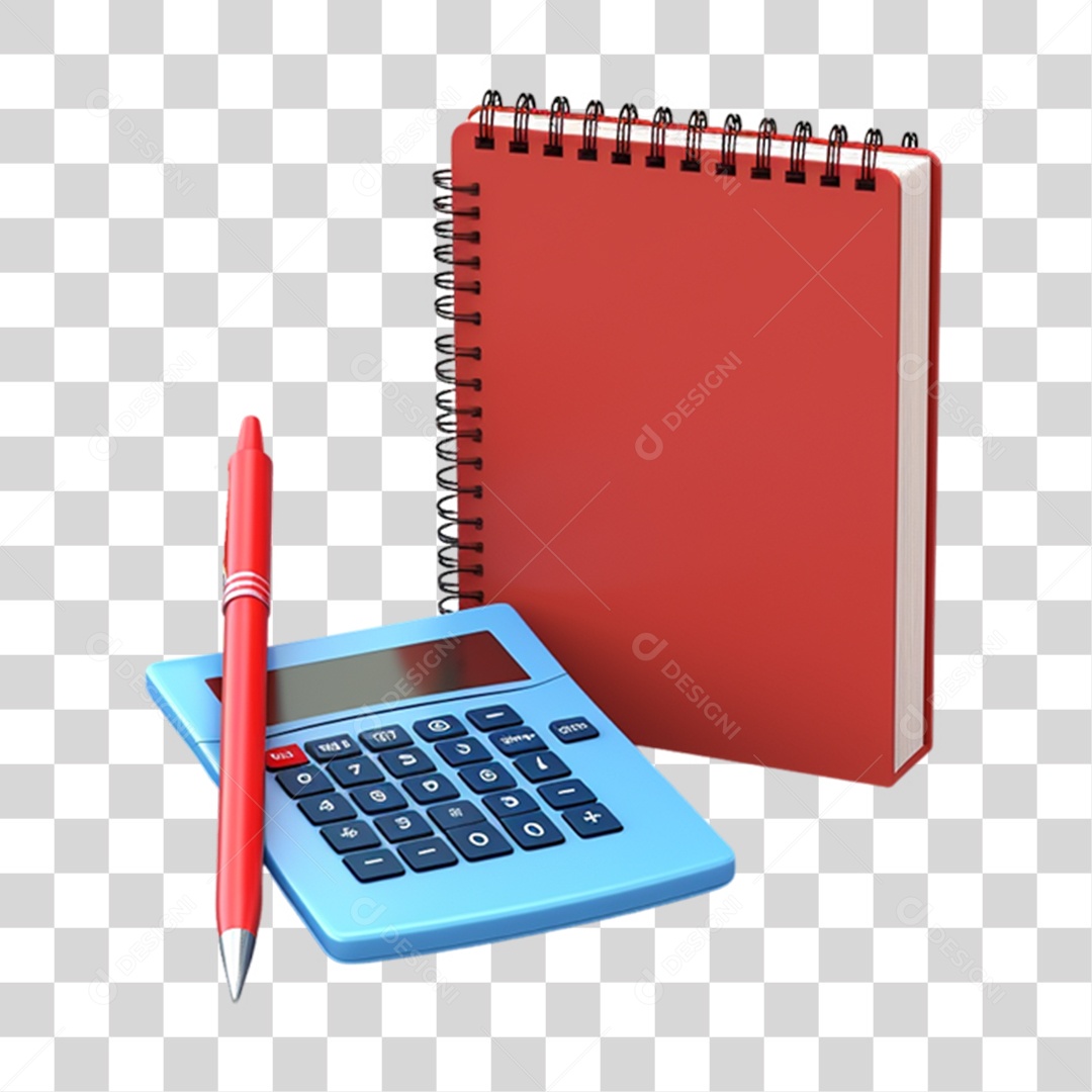 Materiais Escolares Volta ás Aulas PNG Transparente