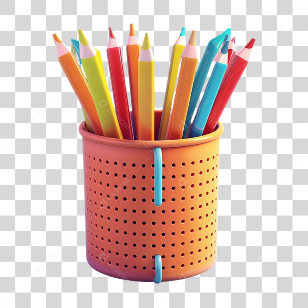 Lápis de Colorir PNG Transparente