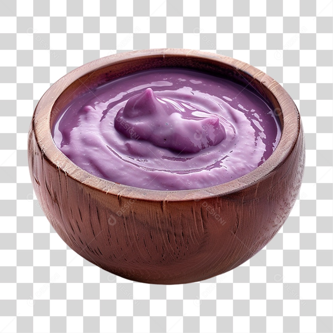 Açaí em Vasilha PNG Transparente