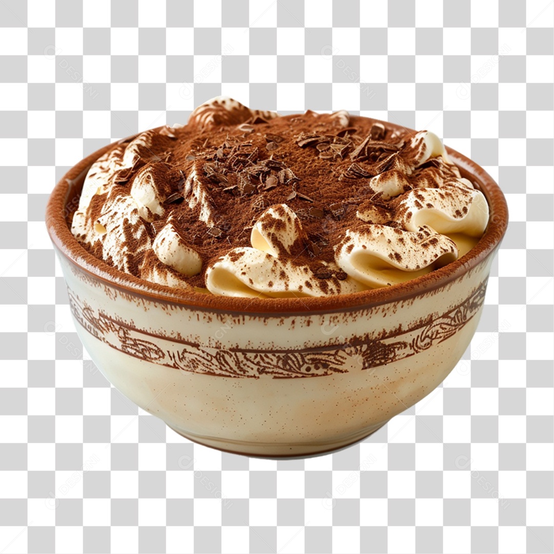 Tiramisù Sobremesa PNG Transparente