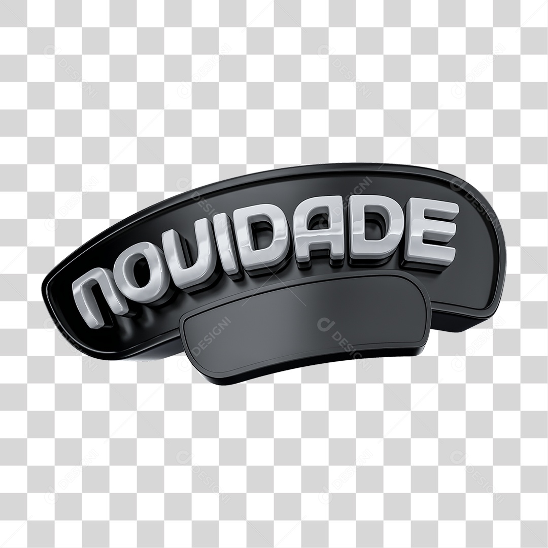 Selo 3D Novidades PNG Transparente