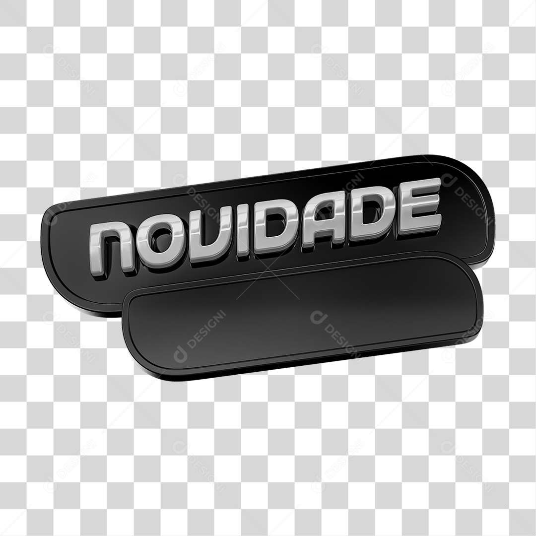 Selo 3D Novidades PNG Transparente