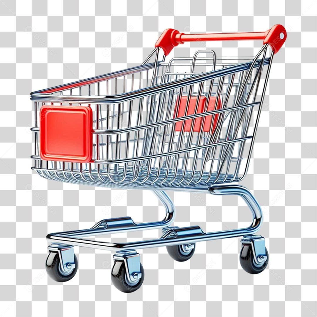 Carrinho de Compras Supermercados PNG Transparente