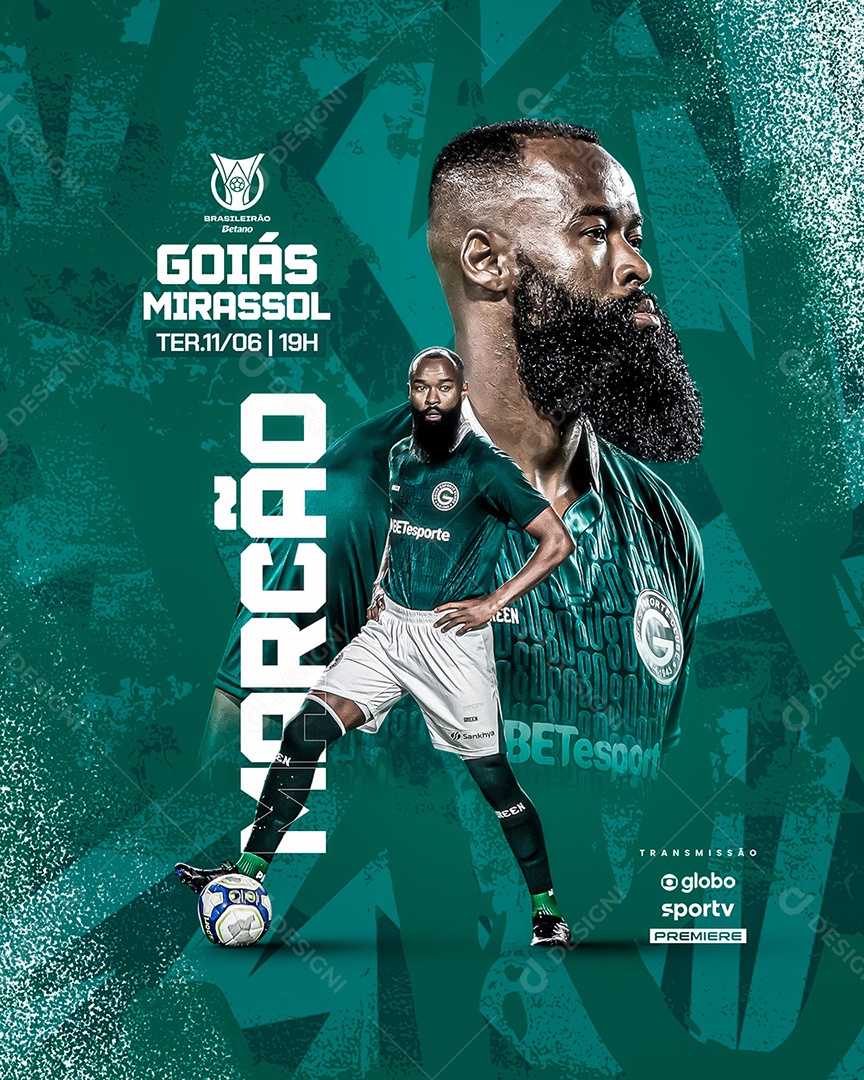 Futebol Goiás X Mirassol Social Media PSD Editável