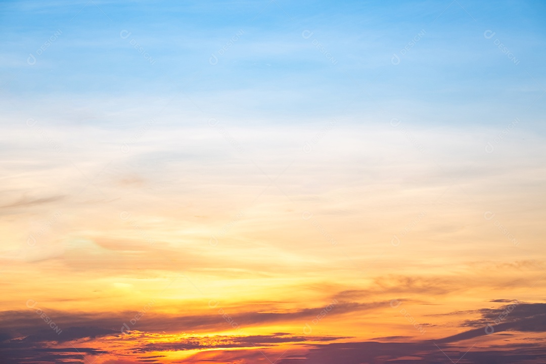 Fundo lindo de um céu