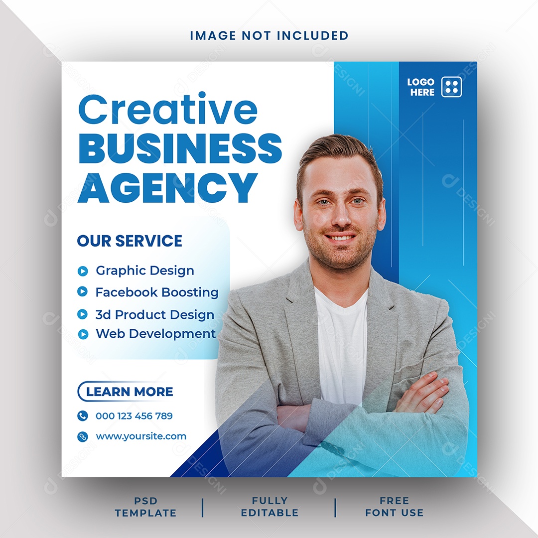 Agência de Negócios Social Media PSD Editável