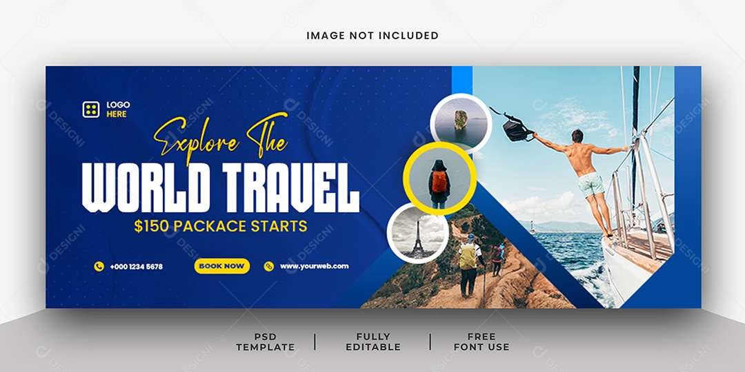 Agência de Viagem Social Media PSD Editável