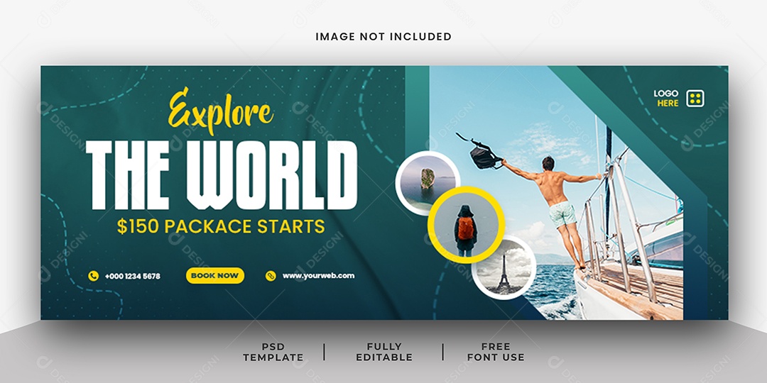 Agência de Viagem Social Media PSD Editável