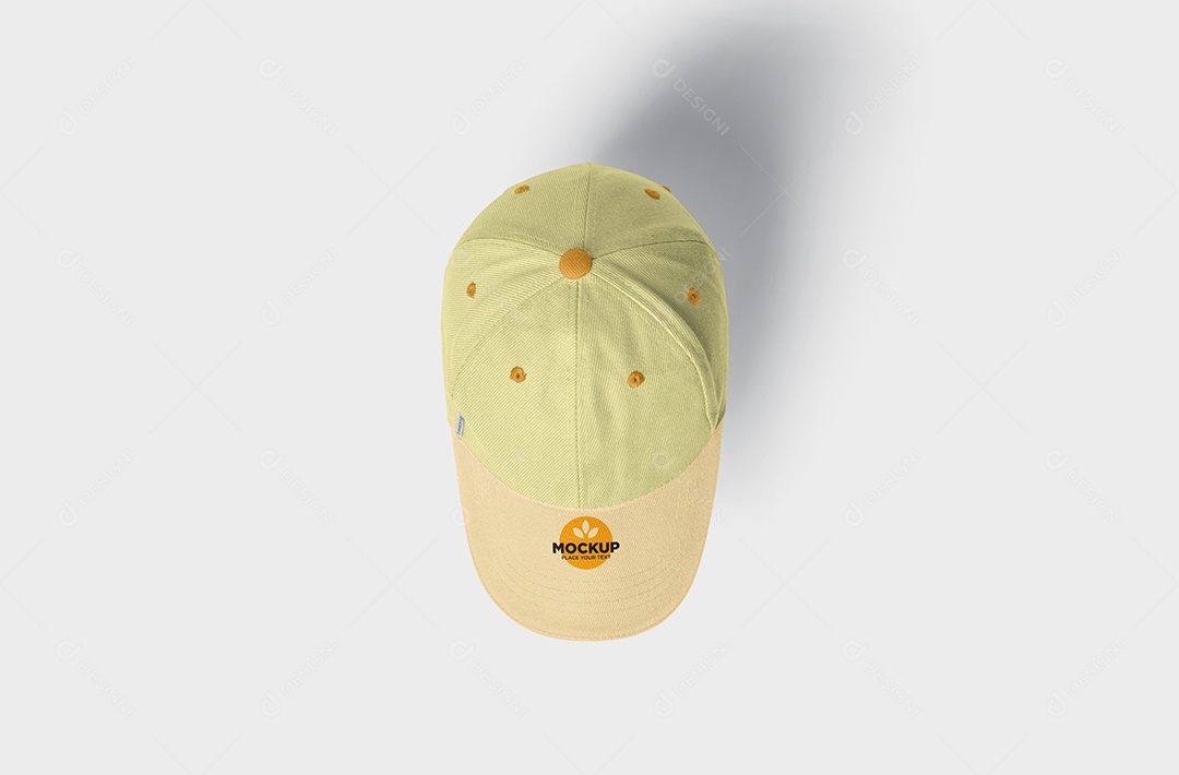 Maquete de boné de beisebol PSD