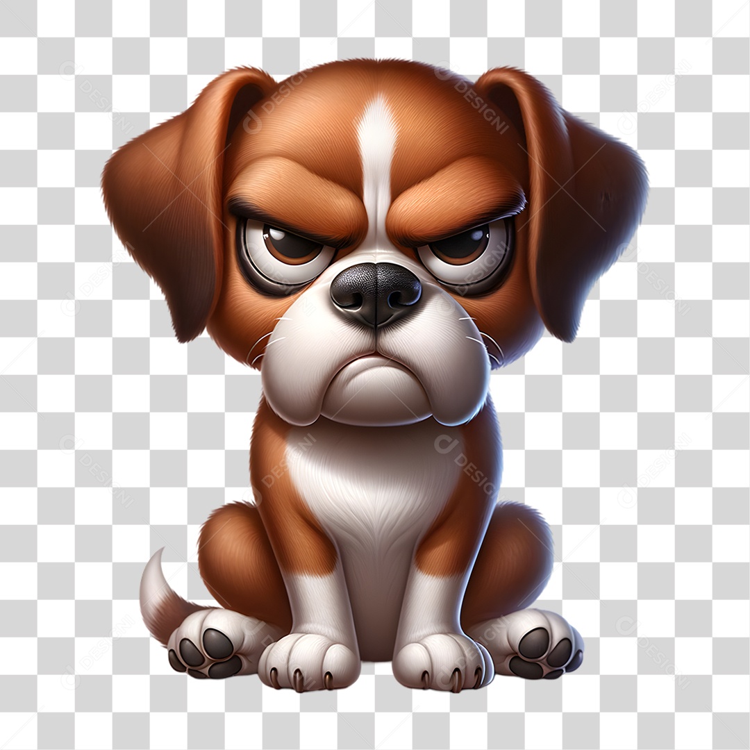 Mascote Cachorro PNG Transparente