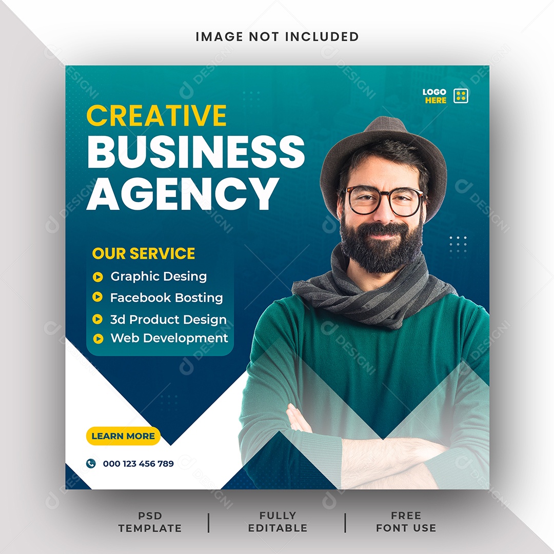 Agência de Negócios Social Media PSD Editável