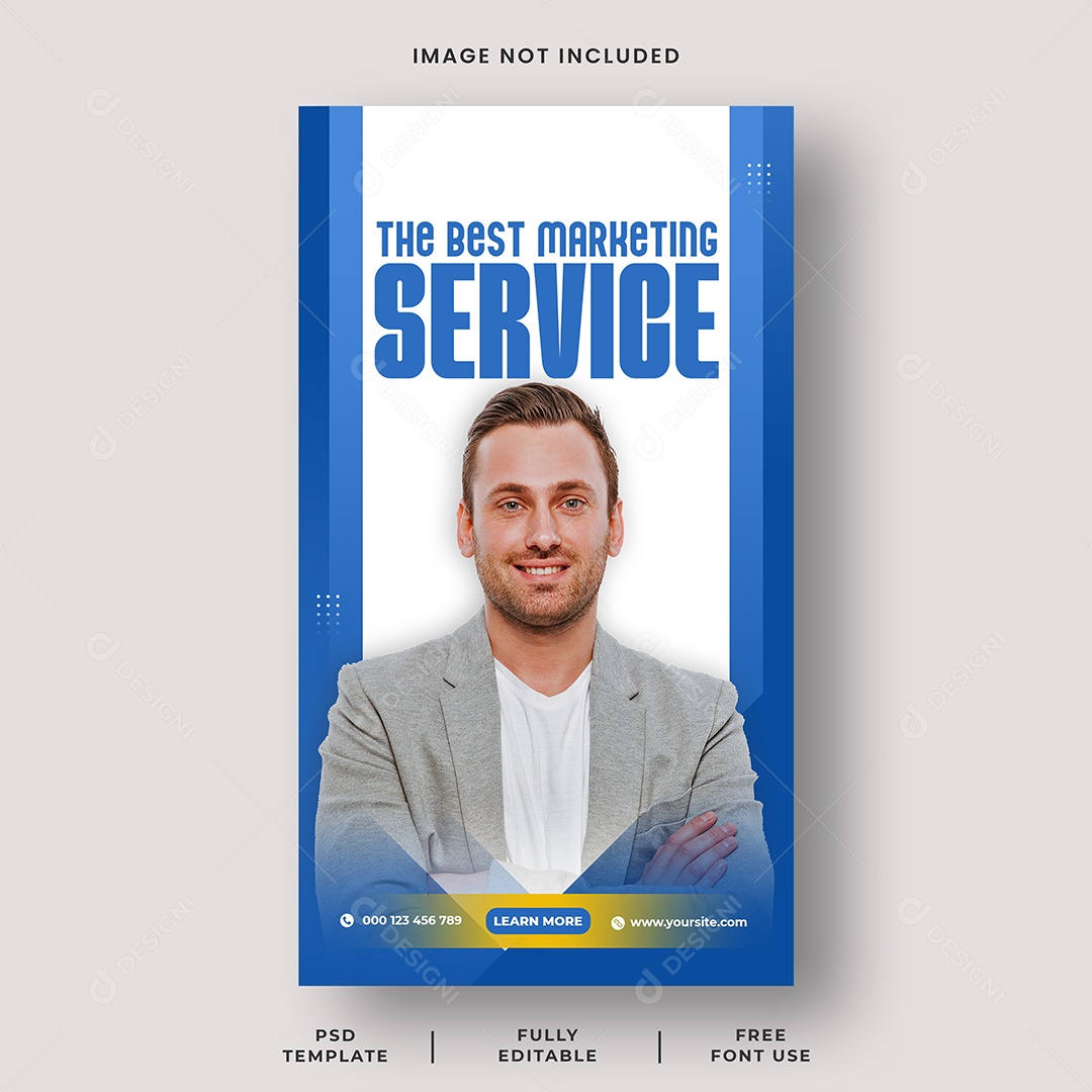 Agência de Marketing Social Media PSD Editável